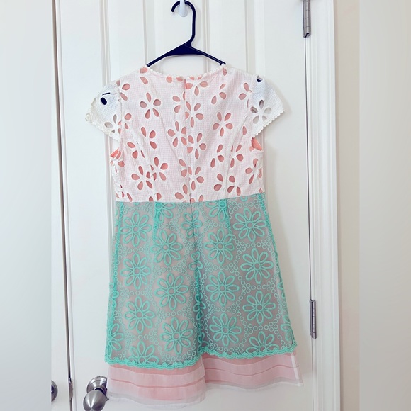 Embroidered Cotton-Poplin Mini Dress Size S - Picture 2 of 2